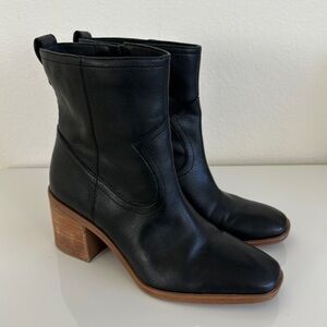 Zodiac Lovie Block Heel Western Boots